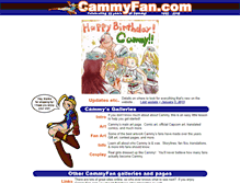 Tablet Screenshot of cammyfan.com